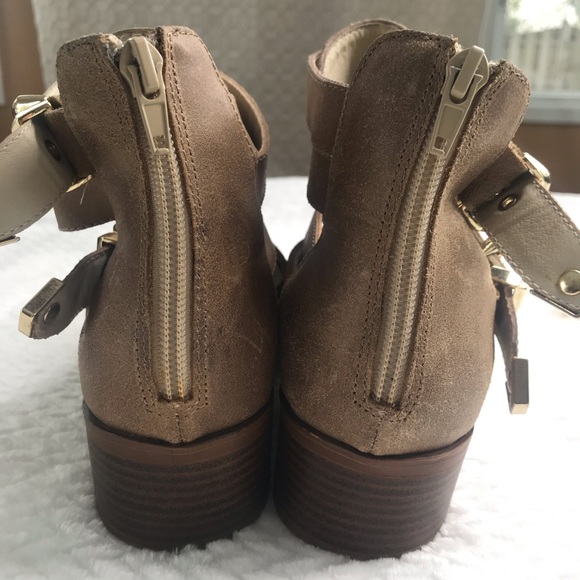 Seychelles Distressed Leather Bootie Tan Size 9.5 - Picture 7 of 8